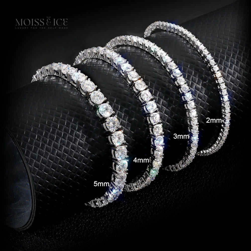 Iced Moissanite Tennis Bracelets - Moiss & Ice Canada