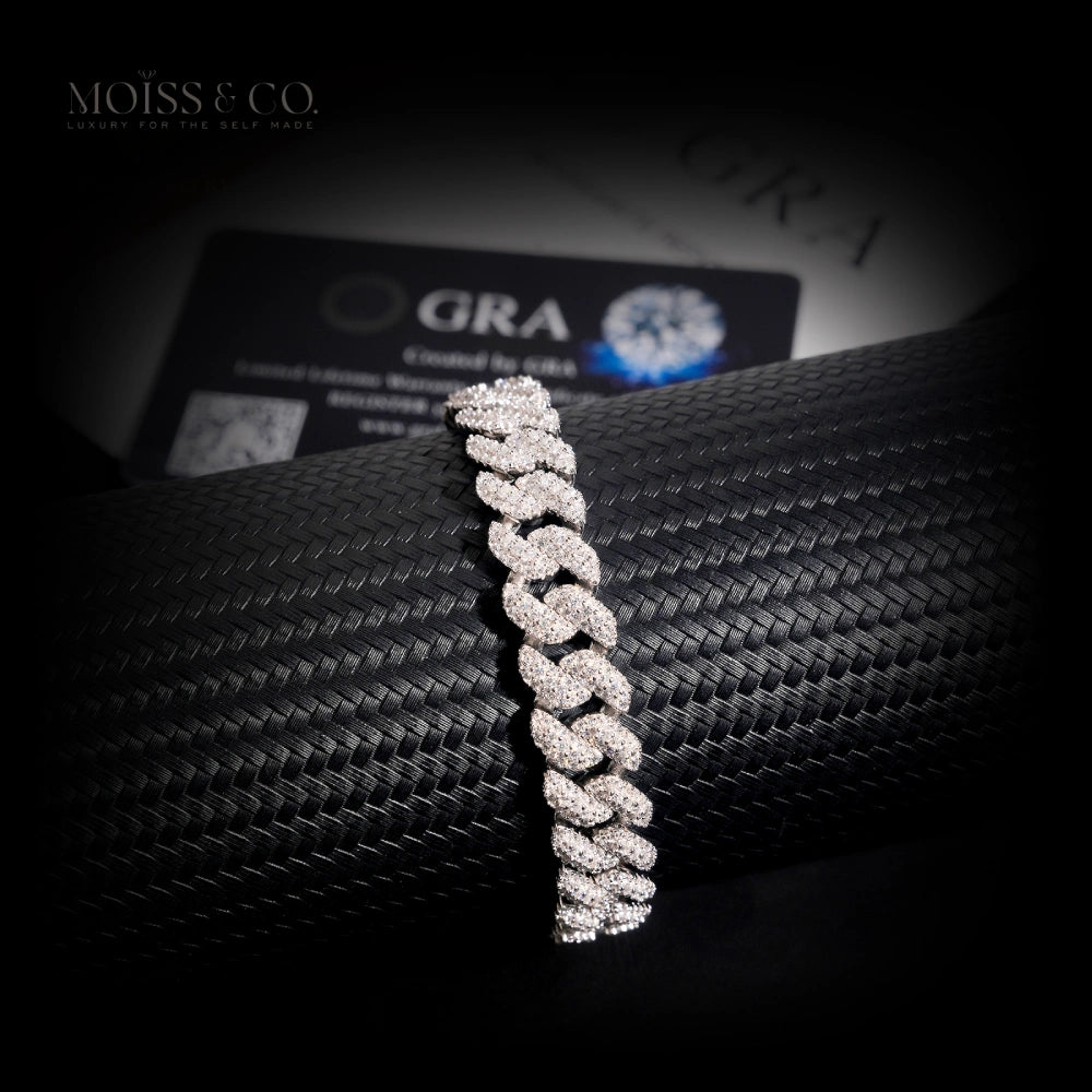 The Jiya | Moissanite Cuban Bracelet
