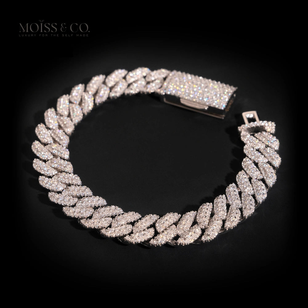 The Jiya | Moissanite Cuban Bracelet